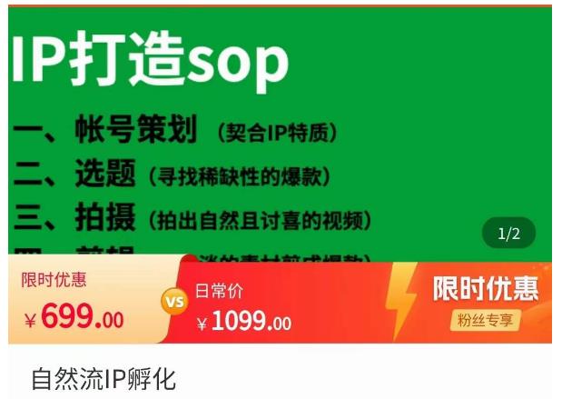 瑶瑶·自然流IP孵化，系统掌握IP孵化全流程，也能学到选题，剪辑，账号运营经验-副业库
