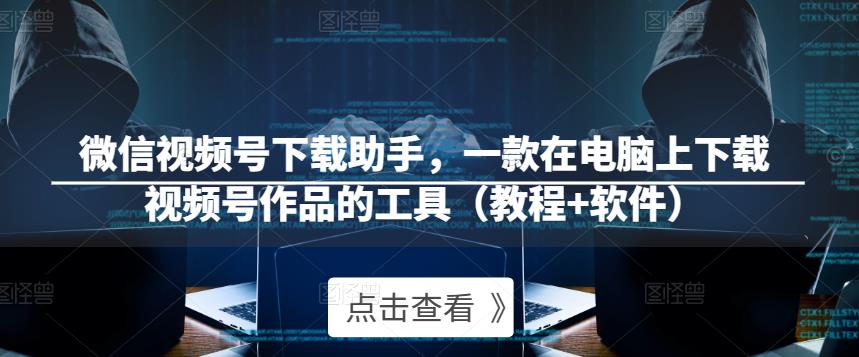 微信视频号下载助手，一款在电脑上下载视频号作品的工具（教程+软件）-副业库