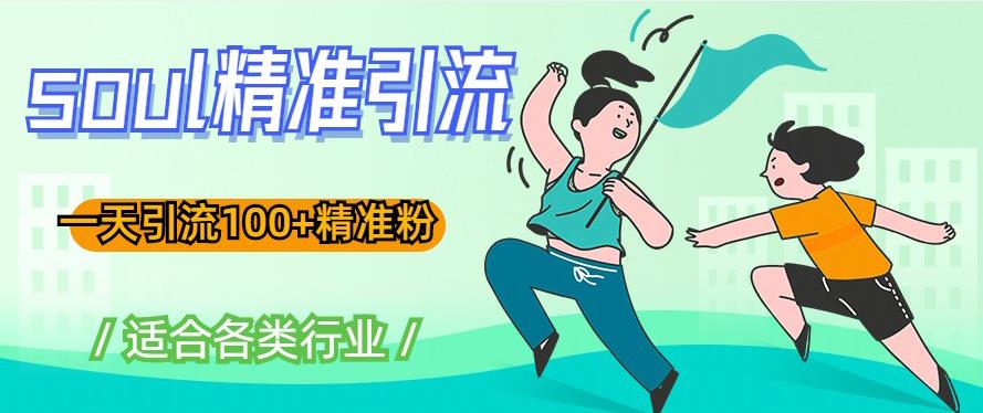 soul精准引流系列课程，一天引流100+精准粉，适合各类行业-副业库