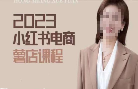 2023小红书电商课，新手小白从0~1玩转小红书薯店电商-副业库
