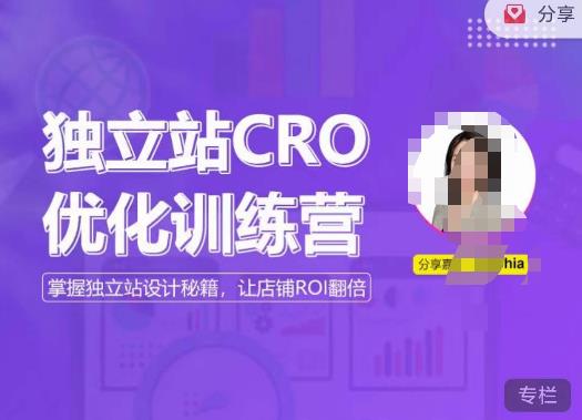 独立站CRO优化训练营，掌握独立站设计秘籍，打造高转化的独立站，让店铺ROI翻倍-副业库