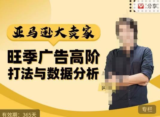 阿甘·亚马逊大卖家广告高阶打法与数据分析，走出传统广告误区；揭秘大卖惯用打法；数据驱动广告决策-副业库