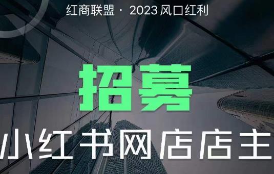 红商联盟·小红书无货源电商1.0，0粉丝无需囤货，小白也可以轻松上手的无货源项目-副业库