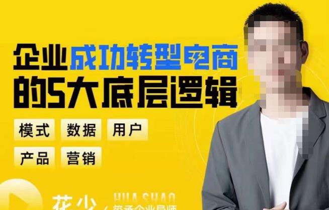 企业成功转型电商的5大底层逻辑，从模式、数据、用户、产品、营销5大板块，助你高效转型电商赛道-副业库