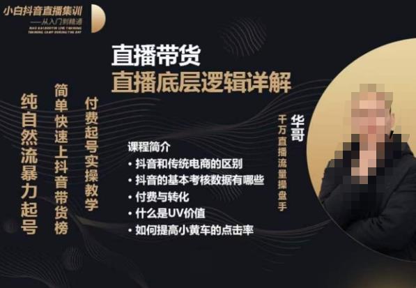 从0-1自然流快速起号​直播的底层逻辑，纯自然流暴力起号，简单快速上抖音带货榜-副业库
