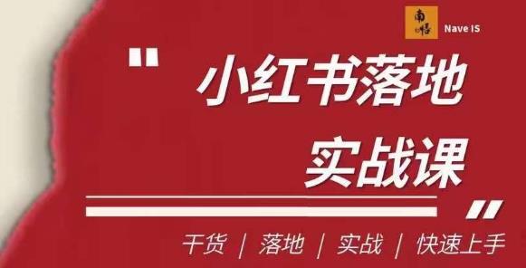 南悟·小红书医疗流量落地实战课，干货/落地/实战/快速上手-副业库