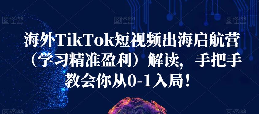 海外TikTok短视频出海启航营（学习精准盈利）解读，手把手教会你从0-1入局！-副业库