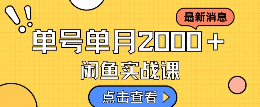 最新闲鱼日入500＋，虚拟资料变现喂饭级讲解-副业库