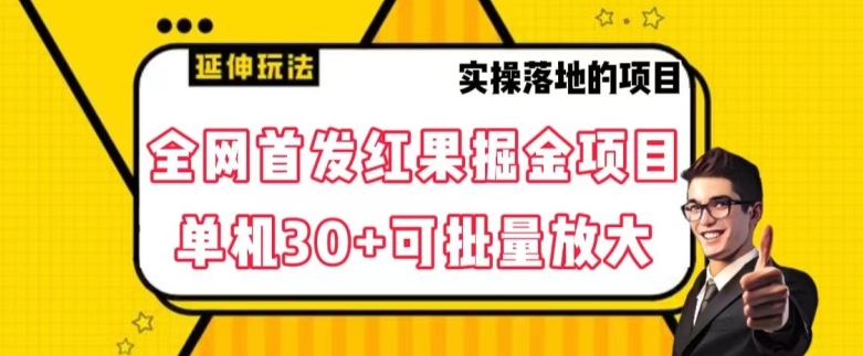 全网首发红果免费短剧掘金项目，单机30+可批量放大【揭秘】-副业库