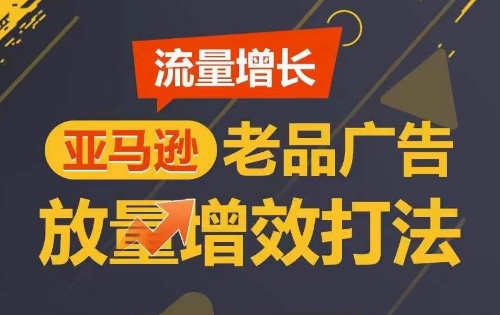 流量增长 亚马逊老品广告放量增效打法，短期内广告销量翻倍-副业库