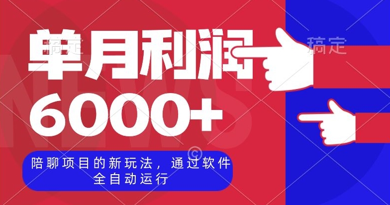 陪聊项目的新玩法，通过软件全自动运行，单月利润6000+【揭秘】-副业库