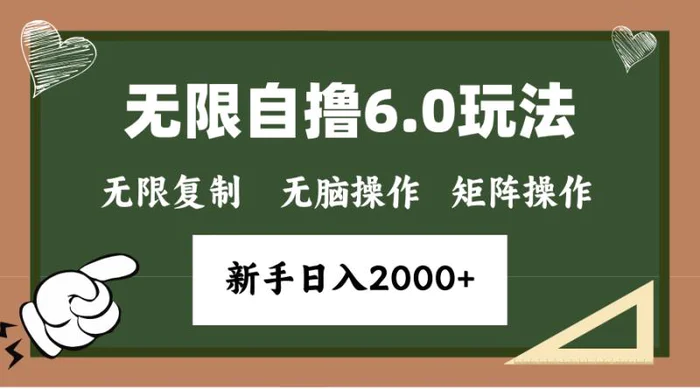 （13624期）年底无限撸6.0新玩法，单机一小时18块，无脑批量操作日入2000+-副业库