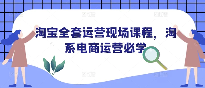 淘宝全套运营现场课程，淘系电商运营必学-副业库