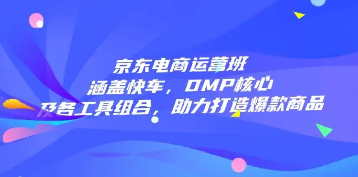 （14131期）京东电商运营班：涵盖快车，DMP核心及各工具组合，助力打造爆款商品-副业库