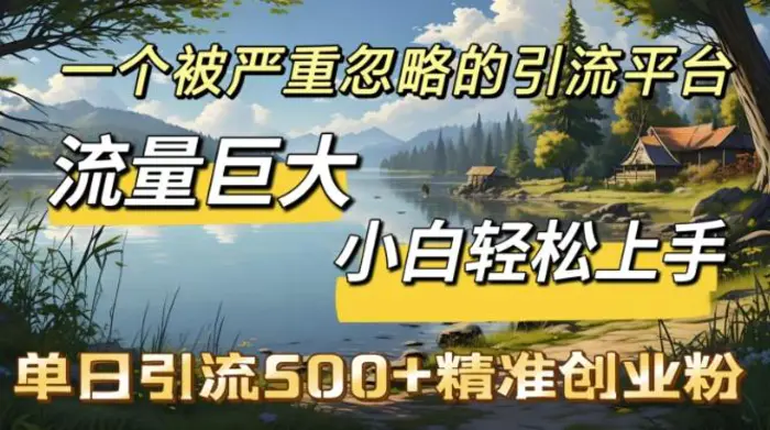 QQ引流创业粉，流量巨大，小白轻松上手，单日引流500-副业库