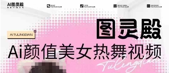 全网首发，原价988图灵殿AI颜值美女热舞视频，云端生图，轻松过原创-副业库