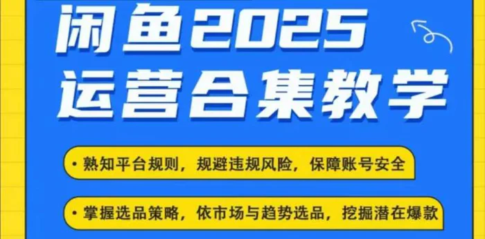 2025闲鱼电商运营全集，2025最新咸鱼玩法-副业库