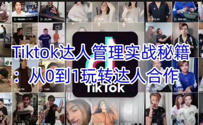 Tiktok达人管理实战秘籍：从0到1玩转达人合作-副业库