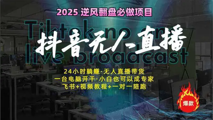 （14539期）抖音无人直播新风口：轻松实现睡后收入，一人管理多设备，24小时不间断…-副业库