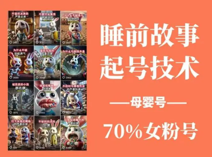 图片[2]-（14546期）睡前故事动画制作课程，涵盖AI文案、配音、视频剪辑等，实现百分百原创-副业库