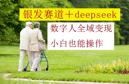 银发赛道+deepseek数字人全域变现，小白也能操作-副业库