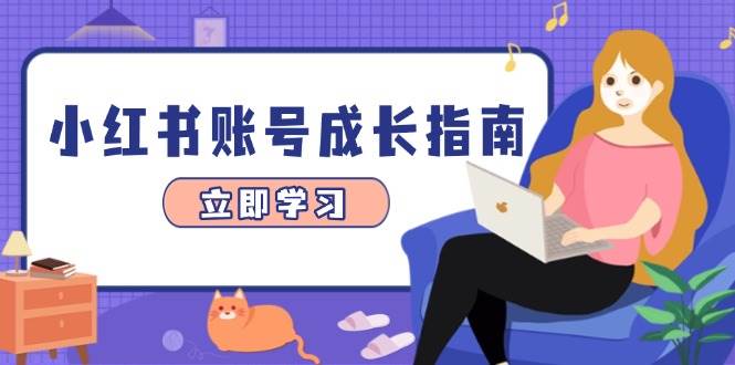 小红书账号成长指南，爆款选题+精准定位+数据分析，系统提升账号变现能力-副业库
