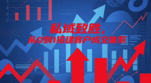 私域致胜，从0到1搭建客户成交体系-副业库