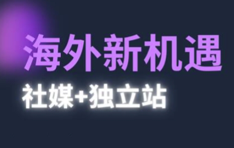 2025出海新机遇(社媒+独立站)，海外新机遇，实现独立站的高效运营与出海-副业库