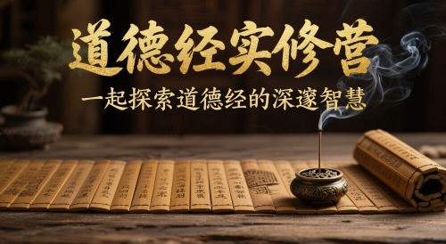 道德经实修营，一起探索道德经的深邃智慧-副业库