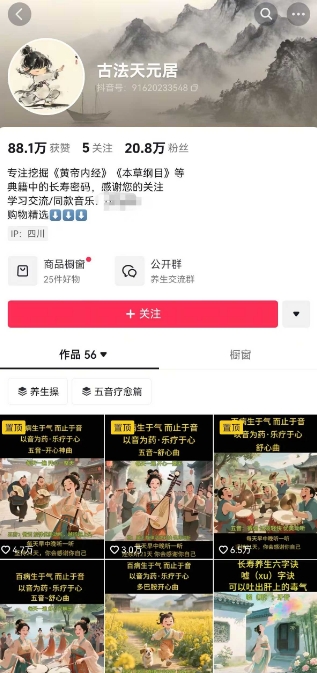 图片[2]-古法五音养生教程，五音疗愈的视频的制作方法，2-4小时就能学会，作者10天涨粉10W-副业库