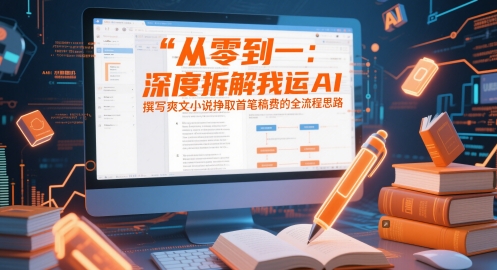 从零到一：深度拆解我运用AI撰写爽文小说挣取首笔稿费的全流程思路-副业库