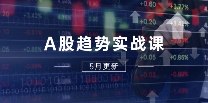 （14808期）A股趋势实战课：主力动向+政策红利，2025全年策略5月更新-副业库