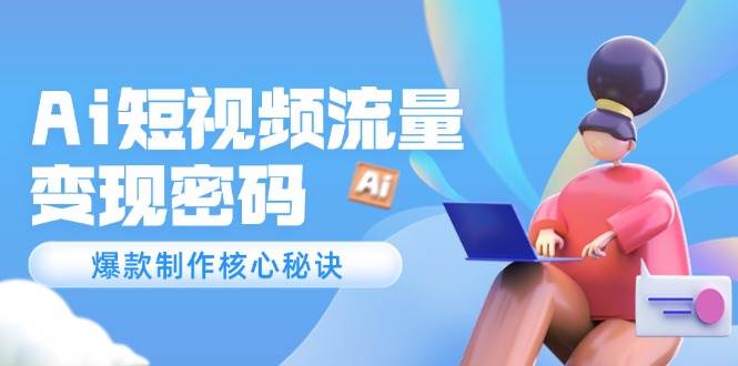 Ai短视频流量密码，爆款制作核心秘诀，120万案例深度解析-副业库