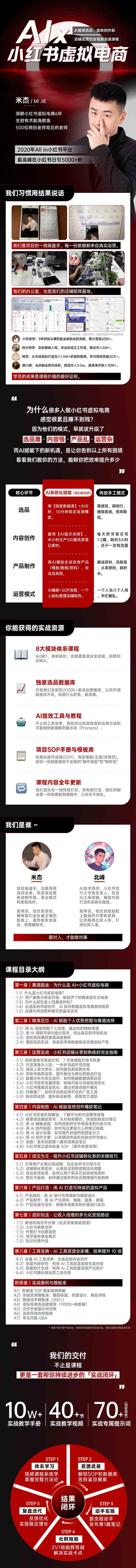 图片[2]-单号月收3w+，小红书低成本搞钱课《AI×小红书虚拟电商》全套-副业库