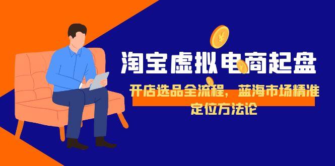 淘宝虚拟电商起盘，开店选品全流程，蓝海市场精准定位方法论-副业库