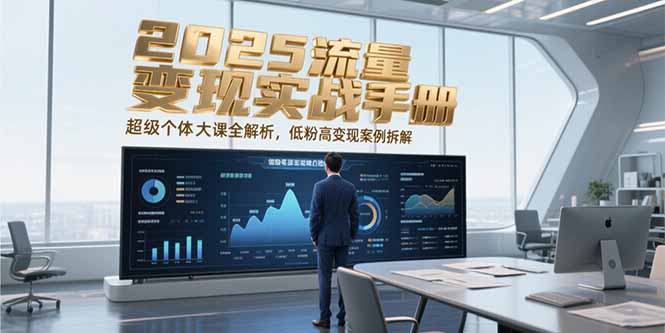 2025流量变现实战手册，超级个体大课全解析，低粉高变现案例拆解-副业库